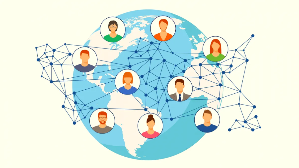 L'environnement commercial mondial crée un réseau connecté d'économies et de communautés internationales.